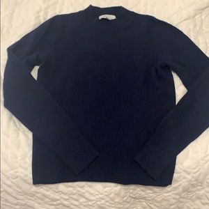 & other stories navy sweater size xs